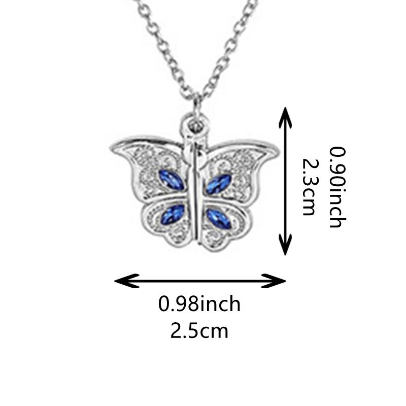 Classic Butterfly Necklace I Love YOU Necklace Animal Butterfly Pendant Charm Jewelry Accessories