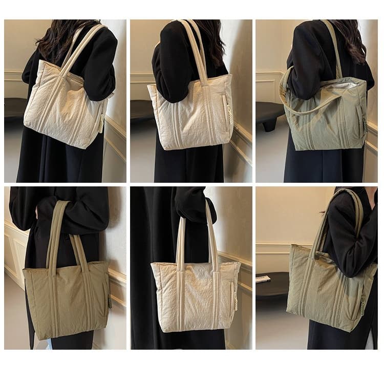 Women's Large Capacity Nylon Tote Bag Handbag