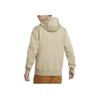 Nike Club Fleece Color Logo Print Zip Hoodie Men Tops Khaki DX0536-247