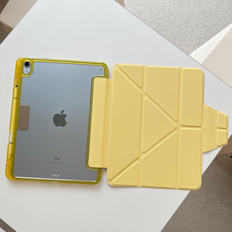 Slim Acrylic IPad 11 Case With Pen Slot Stand Shockproof Air 8 Mini 7 Protective Cover 2026 Models