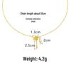 Minimalist Rose Tassel Clavicle Chain: Elegant, Non-Fading Vietnam Gold Necklace for Women