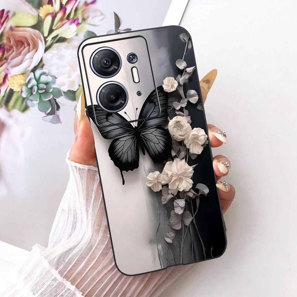 Phone Case For Infinix Hot 30 5G Cover X6832 Cute Cat Fashion Funny Painted Bumper For Infinix Hot30 5G Casing
