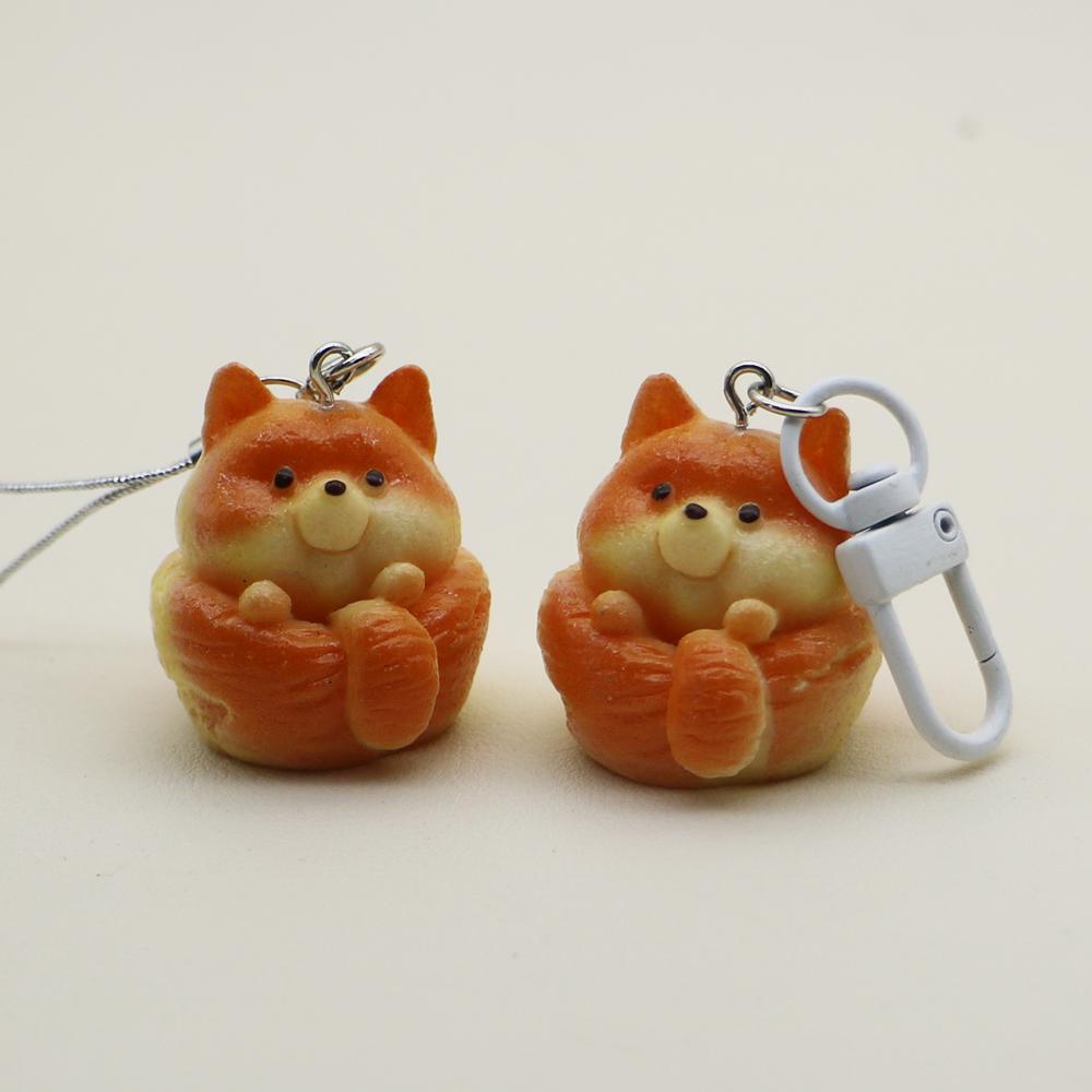 

Resin 3D Dog Phone Charms Pendant Cute Kawaii Anime Keychain Cases For iP 11 Airpods Schoolbag Ins Korea New Hot Ins Korea Gift Resin
