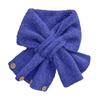 Neck Guard Shawl Solid Color Cross Scarf Knitted Neckerchief Wrap Neck Warmer Women