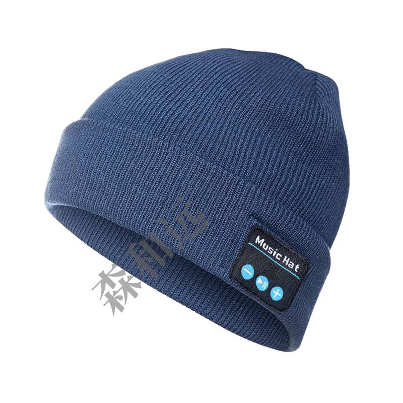Bluetooth Music Knit Hat - Wireless Stereo Cap for Night Running & Cycling, Autumn/Winter Warmth
