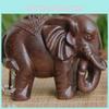 Exquisite Natural Agarwood Elephant Wood Carving Ideal For Antique Decoration Lovers