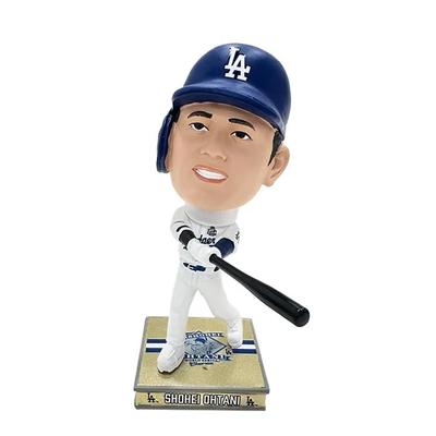 Zu 2024 Zoll Shohei Otani Los Angeles Dodgers Wackelkopffigur Weltmeister 1 Gedenk-Schlagmann [Limitierte Stückzahl] 4,5 Weltweit Nr. Weiß/Gold [Artikel]