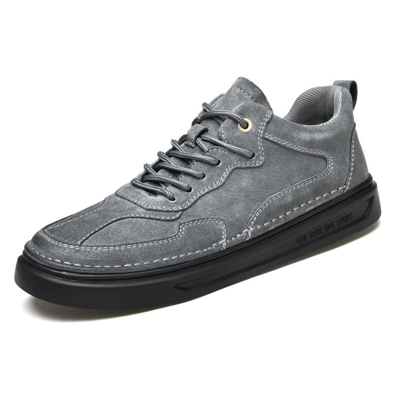 Men shoes leather wear-resistant casual board shoes low top classic footwear