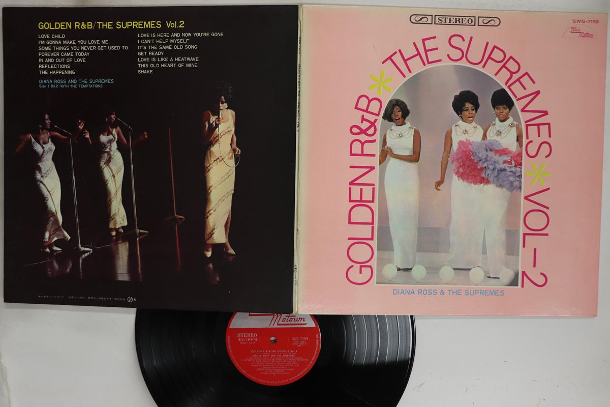 

LP Record DIANA ROSS THE SUPREMES Golden Rb The Supremes Vol. 2 SWG7159 TAMLA MOTOWN 1972 Japan SoulFunk Used