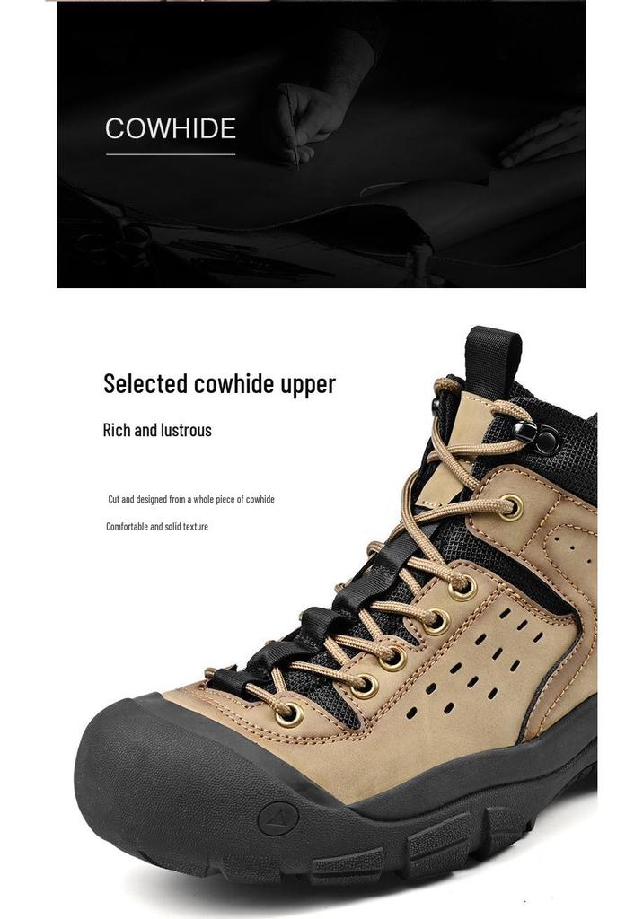 Men's Retro Martin Boots - Plus Velvet High-Top Casual Sports Shoes, Autumn/Winter Versatile Tooling Style