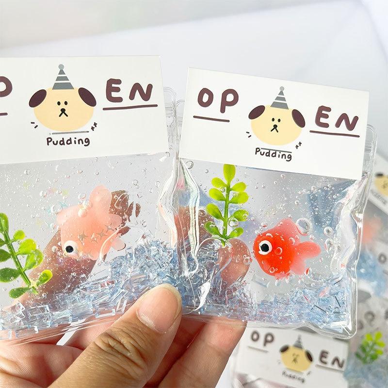 1 Piece Cute Animal Antistress Ball Goldfish Squeeze Prop Slow Rebound  Toy Funny Soft Sticky Stress Relief Pinch Toys