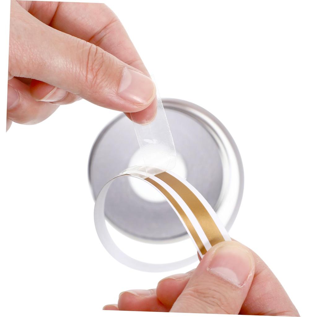 HIAKDOFT Gold Pinstripe Tape Car Side Stripe Decal Weatherproof Waterproof Car Truck Decor Sticker