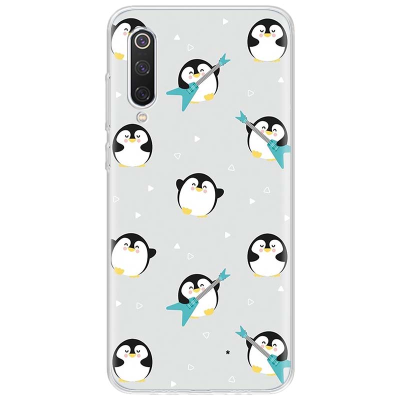 

Lovely Penguin Polar Bear Phone Case For Xiaomi Redmi Note 10 11 12 13 14 15 Pro Plus 11S 12S 14S 11T 11E 10S Soft TPU Back Cove Redmi Note 11T 5G