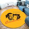 Tappeto Rotondo Area Tappeto Cancello di Attraversamento Vortex, Tappeto per Soggiorno Camera da Letto Divano Stanza dei Giochi Decorazione, Tappetino Antiscivolo
