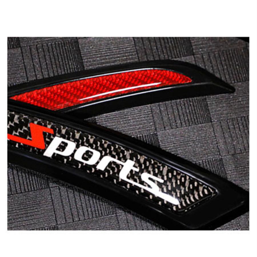 Pair Real Carbon Fiber Fender Flares Arch Protector
