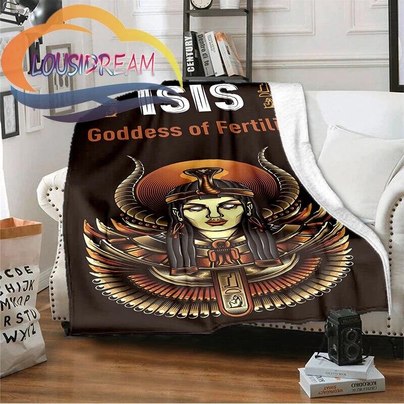 Horus Ancient Egyptian Mythology Blanket Fashion Flannel Fluffy Fleece Throw Blanket Children and Adult Gift Sofa Travel Camping