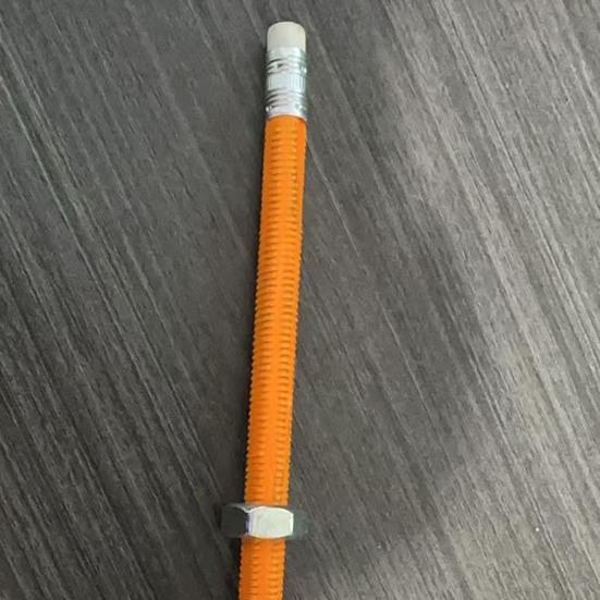 4/6/8 ks Matice Dekompresní Tužka Úleva od Stresu Závitová Dřevěná Tužka Školní Práce Úleva od Úzkosti Tichá Uklidňující Rotační Matice Fidget Tužka