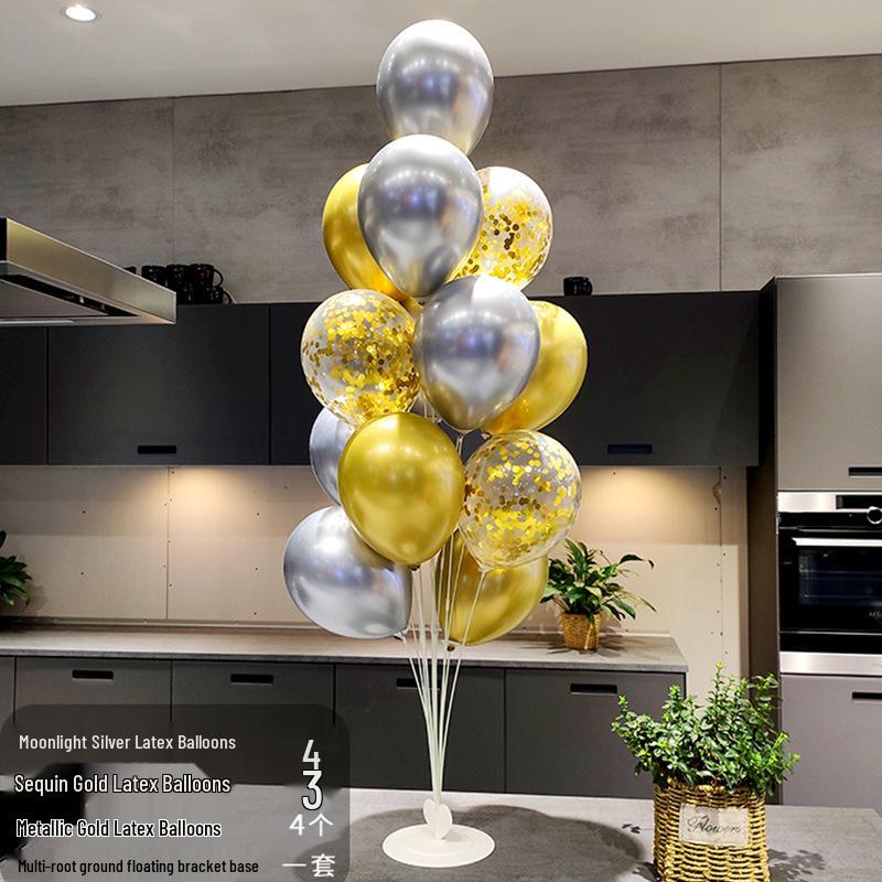Floating Balloon Stand for Weddings and Birthdays: Room Decoration and Party Pillar.