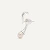 Niche Premium Drape Earrings Exquisite And Sweet Premium Metal Inlaid Pearl 925 Silver Needle Stud Earrings Personalized Earrings