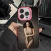 Ana De La Reguera Pink Translucent Mobile Phone Case for iPhone 17 16 15 14 13 12 11 X XR XS Air Pro Max Plus Colorful Cover