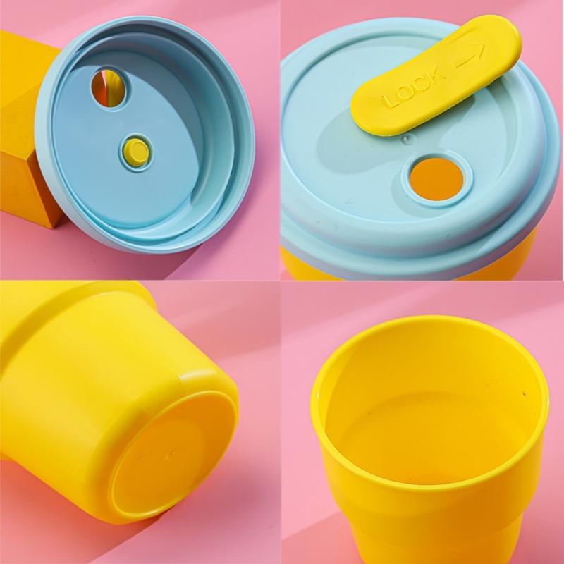 Soft Tone Leak Resistant Water Container PP Drinkware with Lid