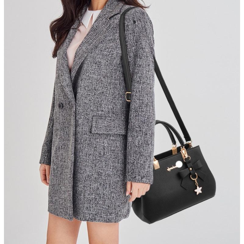 Damentasche 2025 neue Mode Tasche Koreanische Version tragbare Schulter Umhängetasche Schleife dekorative Damentasche