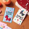 3D Year of The Horse Lucky Money Bag Rectangular HongBao Embroidered Pony Red Envelope  Kids