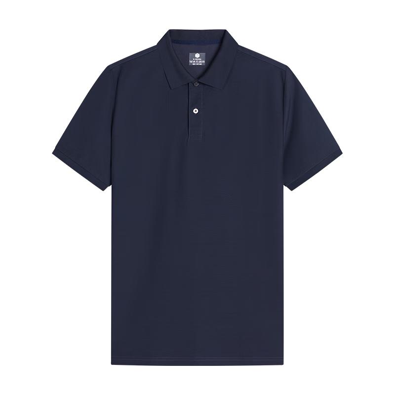 Jingdong JZ Men's Short Sleeve Silk Blend Polo Shirt