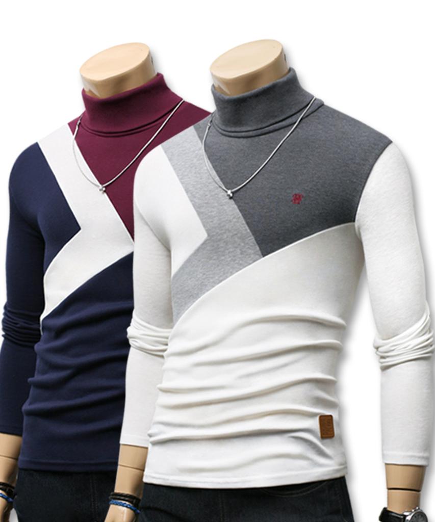 BLUEFORCE Montu Turtleneck Fleece-Lined T-Shirt