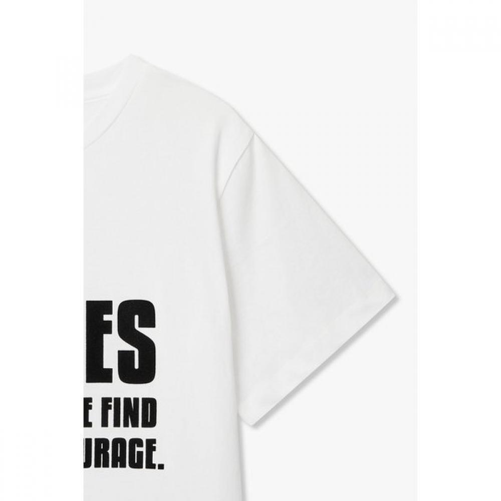 VOV Regular FiT T shirT Flock prinT 7156240006