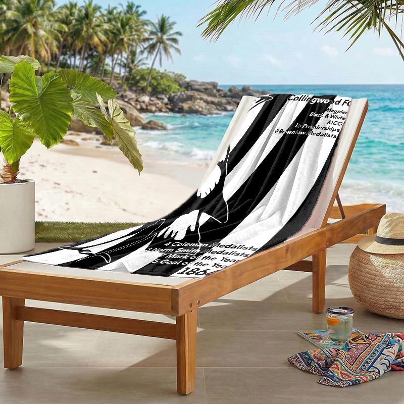 Collingwood Mode Strandtuch: Ideal für Sommerabenteuer Weich, saugfähig und schnell trocknend geeignet zum Schwimmen und Baden