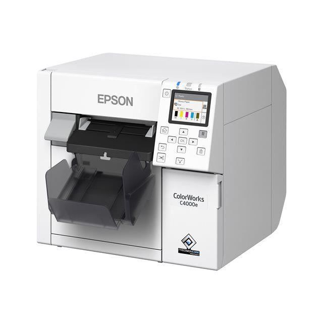 Imprimante - Epson - ColorWork CW C4000E - Jet D'encre - Filaire - Blanc