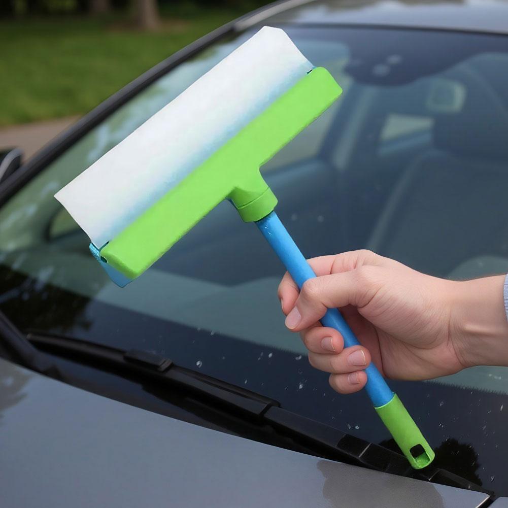 Silicone Window Squeegee Kit Anti-Slip Multifunction Clean Scraper Wear Resist Microfiber Cleaning Mop Car Cleaning Wiping Tools