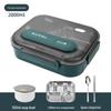 Lunch Box Isolato Extra Large in Acciaio Inossidabile 316 Adatto al Microonde per Studenti e Lavoro