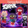 Cozy And Colorful Friday Night Funkin Plush Toy Featuring Fnf Girlfriend And Whitty Stuffed Doll