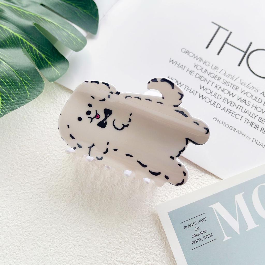 1 Stück Niedliche Haustier Katze Hund Essigsäure Kratzspange Tier-Serie Personalisierte Haarkratz Haarspange Haaraccessoires Neuer Stil