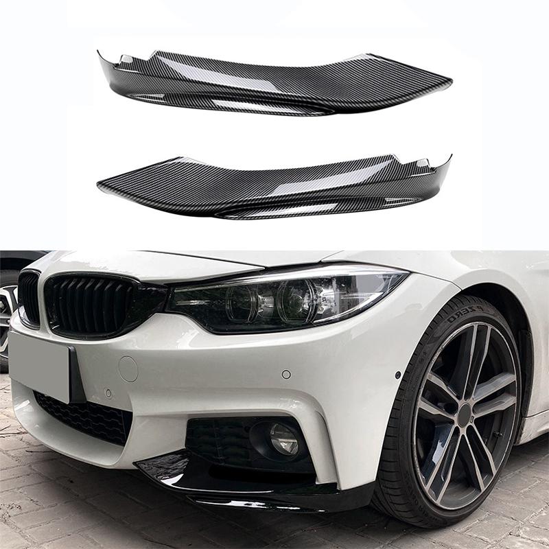 

Для BMW 4 серии F32 F33 F36 M-Tech 2014-2020 Материал АБС черный автомобиль M Sport Передний бампер Боковые спойлеры Изготовлены из прочного