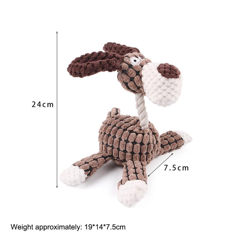 

Плюшевые игрушки для собак с пищащими игрушками, мягкие игрушки для жевания и укусов, милые мягкие игрушки для домашних животных в виде осла, игрушки для чистки зубов домашних животных, товары для животных as the picture