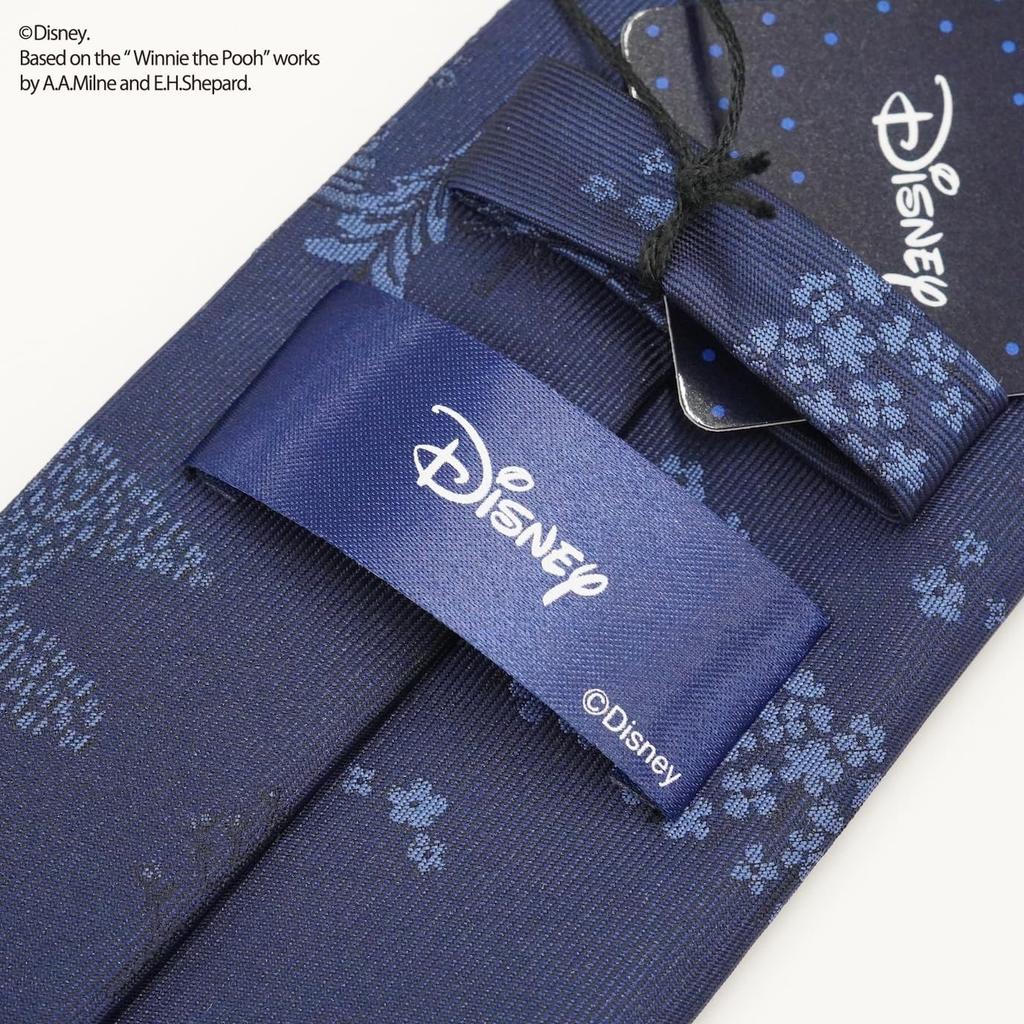 Disney Winnie the Pooh Tie Navy Perfect for Business or One Size Fits All (DW1431), Blue, Casual, Gift,