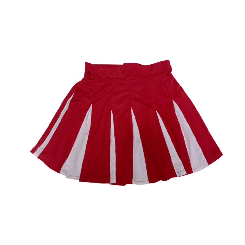 Adult Red Cheerleading Costume - Slightly Flawed, Energetic Performance Wear, No Returns or Exchanges