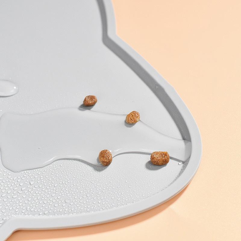 Food Grade Silicone Cat Mat Anti-dirty Easy To Clean Cats And Dog Bowl Mats Waterproof And Leak-proof Anti-slip Pad Pet Product