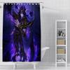 Shower Curtain Waterproof Polyester Fabric Paint Colorful Bath Curtains World Of Warcraft Home Bathroom Decor Curtain With Hook
