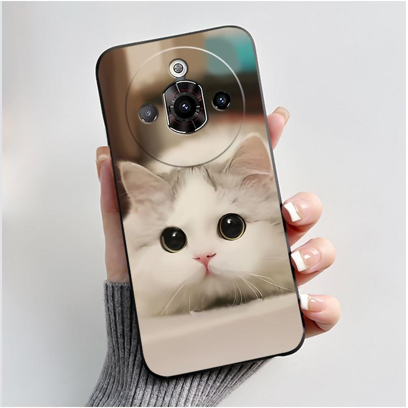 Cute Cartoon Case For ZTE Nubia Focus Pro 5G Capa Printing Shell Protective Cover Coque Soft Silicone Black Casing Fundas
