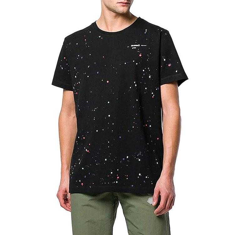 OFF WHITE Farbe Gesprenkeltes T-Shirt OMAA027R191850331088