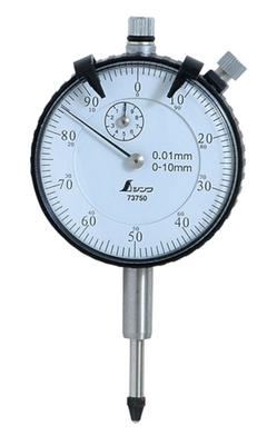 Shinwa Sokutei Dial Standard 73750 Gauge, Type, 0.01mm/10mm,