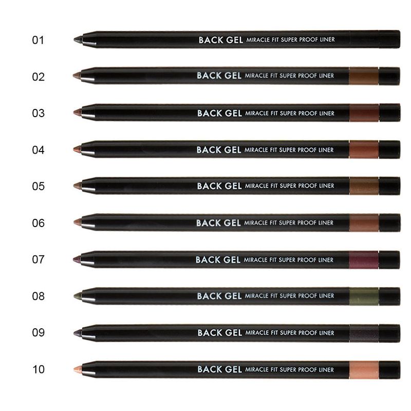 TONYMOLY - Back Gel Miracle Fit Super Proof Liner - 10 Colors
