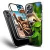 Cute Sloth Phone Case For Iphone 16E 15 Pro 14 Plus 17E 16 17 Pro Max Air 11 12 13 Mini Shockproof Capa Cute Cover TPU Clear