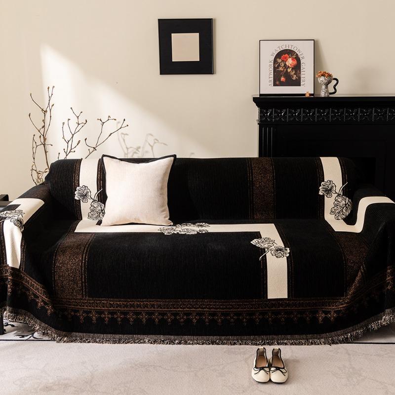 Chenier sofa cover four-season universal sofa blanket light luxury high-end one-piece sofa cover sofa cushion 180*130
