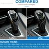 Carbon Fiber Gear Shift Knob Cover for BMW F20 F21 F22 F23 F30 F32 F34 F35 F36 F06 F12 F25 F26 F15 F16 Premium Interior with Precision Fit & Stylish