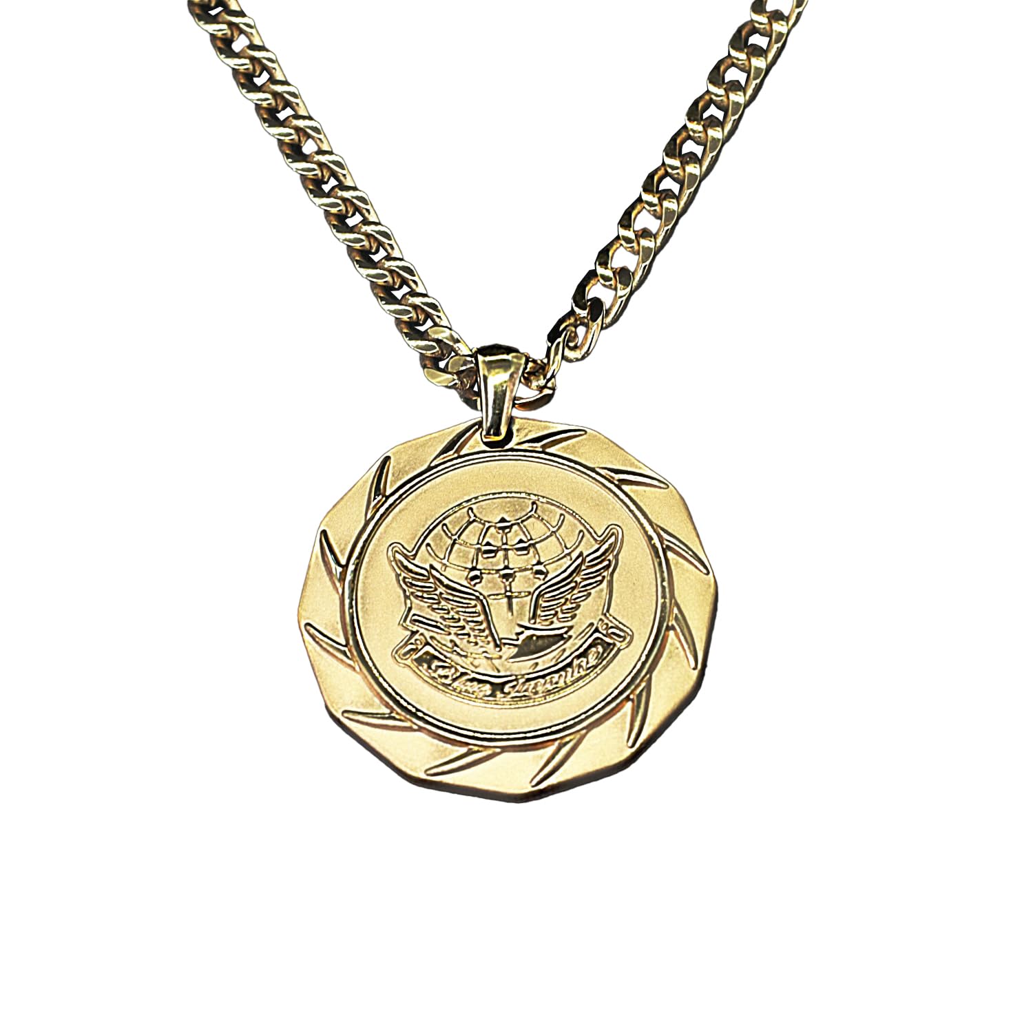 Blue Impulse 60th Anniversary Titanium Pendant with Two Natural Diamonds [FULTON] (Gold) [Used] золотой